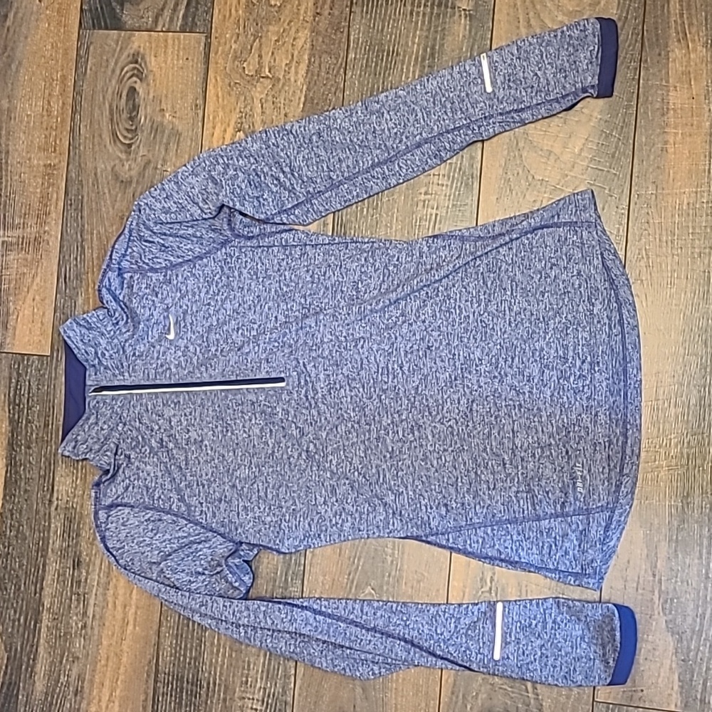 Nike Dri-Fit Element Running Quarter Zip, Purple, XS